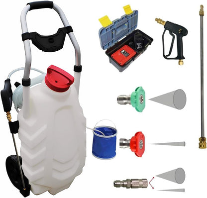 PHOENIX - Pulvérisateur Électrique Pro Sprayer III 30L Option Rinçage – Pulvérisateur Électrique Toiture Longue Portée à Batterie Rechargeable, Débit 240 L/H, Tuyau 8m - 2 Batteries