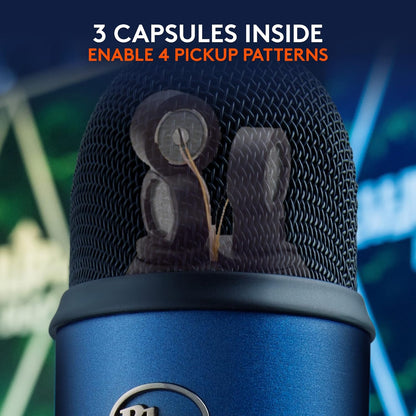 2026 Logitech for Creators Microphone USB Blue Yeti (Noir)
