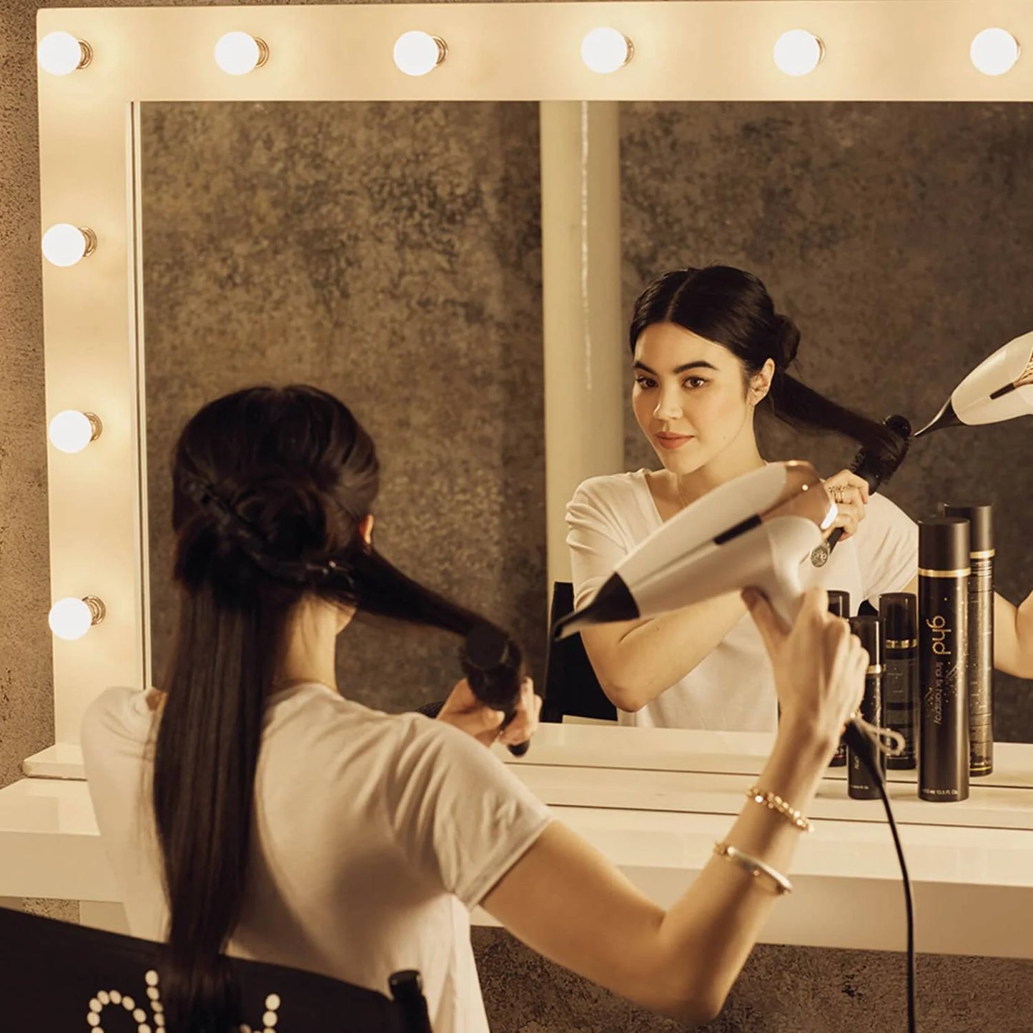 2026 Sèche-Cheveux ghd Helios Blanc – Haute Performance, Brillance 30% en Plus et Coiffage Rapide