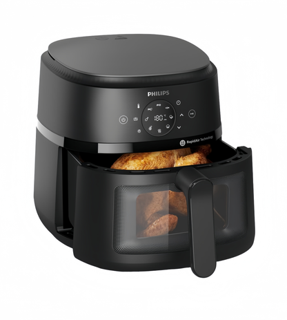 2026 Friteuse à air Philips série 3000 7,2 L, fenêtre de cuisson, friteuse 16 en 1