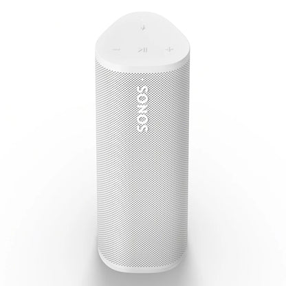 2026 Enceinte Bluetooth Portable Étanche Sonos Roam 2 – Paire (Blanc) : Son Puissant et Clair Partout, Wi-Fi et Bluetooth, Autonomie Longue Durée