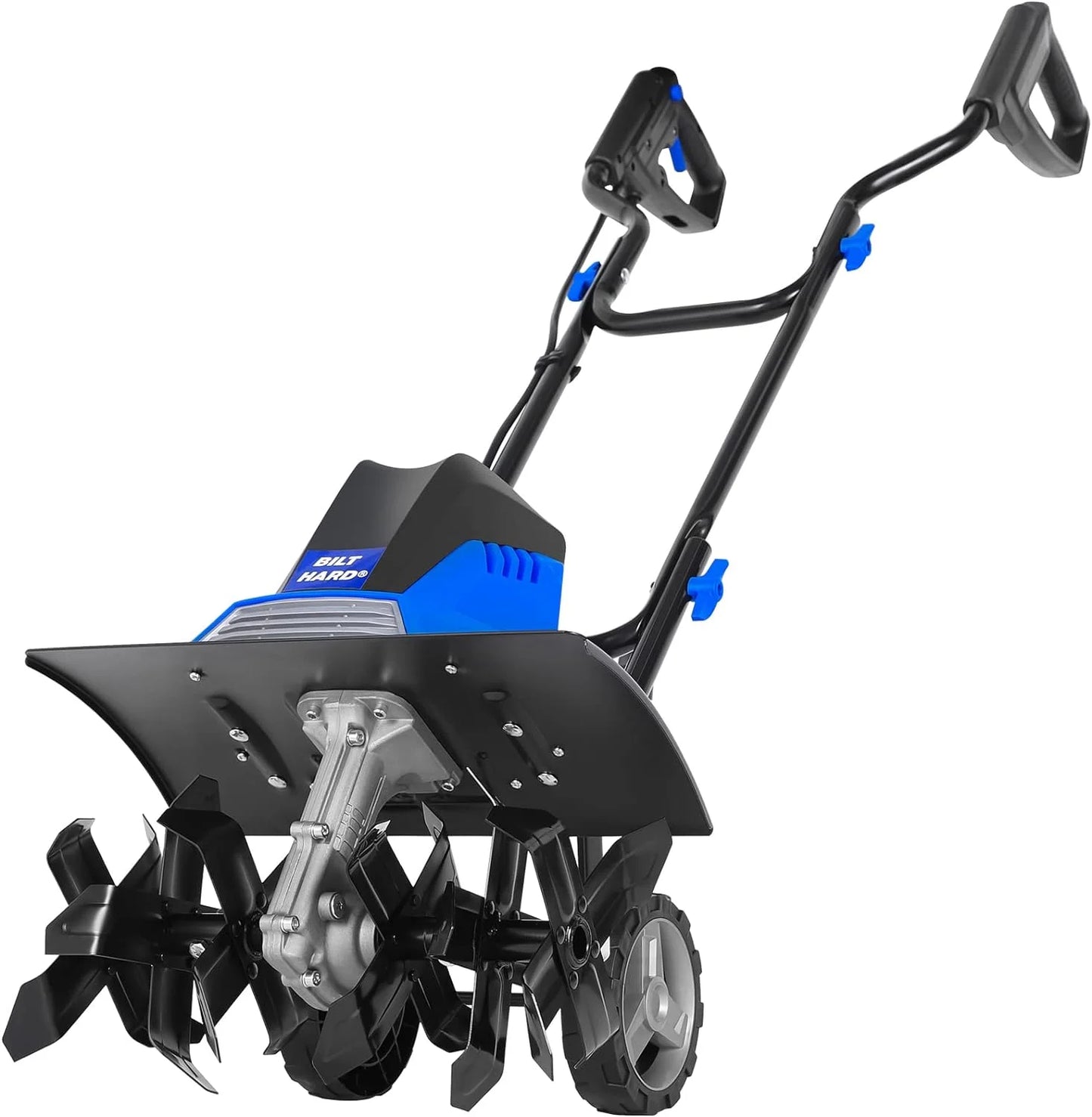 Motoculteur électrique BILT HARD 16 pouces, 13,5 A, 6 dents en acier, avec roues réglables