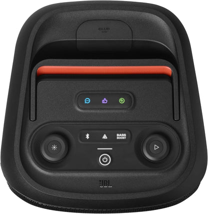 PartyBox Club 120,Enceinte portable de soirée,poignée pliable ergonomique,jeu de lumières,12 heures d'autonomie,résistante aux éclaboussures IPX4,noir,Prise européenne (Type C) -