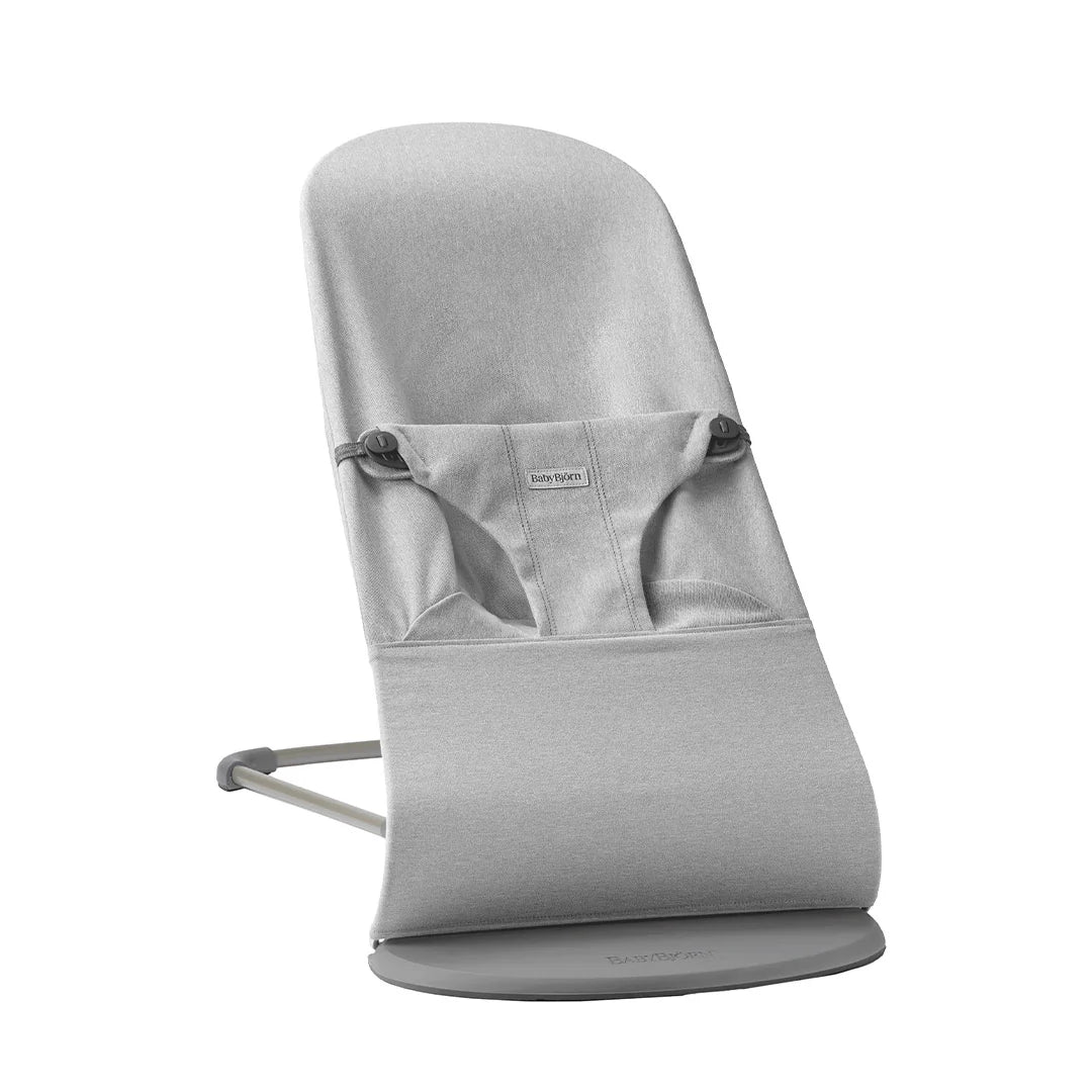2026 BabyBjörn Bouncer Bliss Woven Mélange - Gris Clair