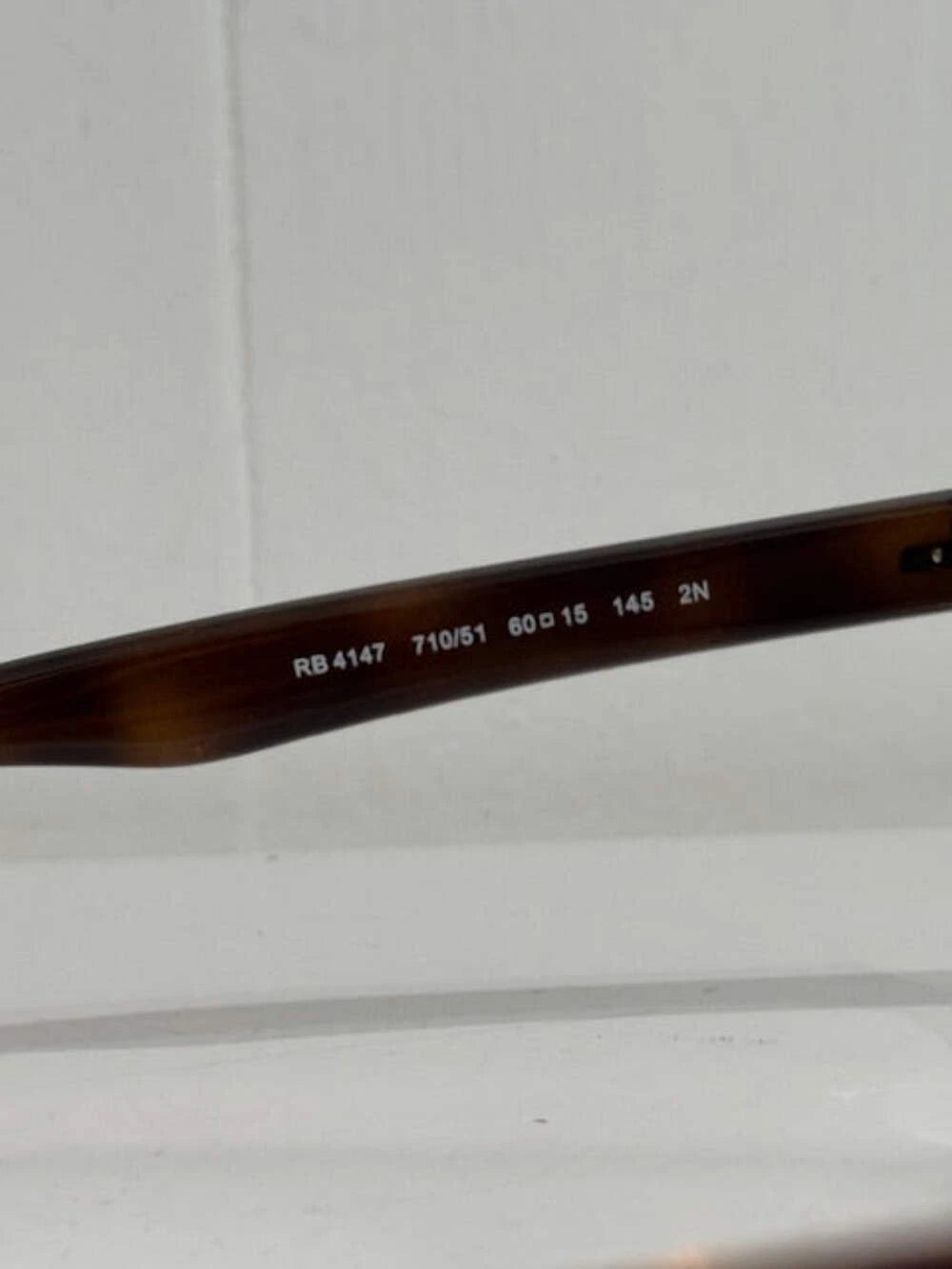 2026 Lunettes de Soleil Ray-Ban 4147 Boyfriend Havana 710/51 60 18 145 Brun Dégradé