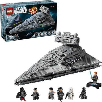 2026 LEGO Star Wars Ensemble de Construction Destroyer Impérial - Construire & Exposer pour Garçons et Filles, À partir de 10 ans - Cadeau d’Anniversaire - Star Wars Darth Vader & 6 Figurines - 75394