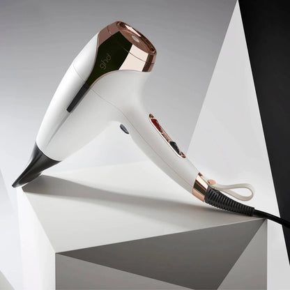 2026 Sèche-Cheveux ghd Helios Blanc – Haute Performance, Brillance 30% en Plus et Coiffage Rapide