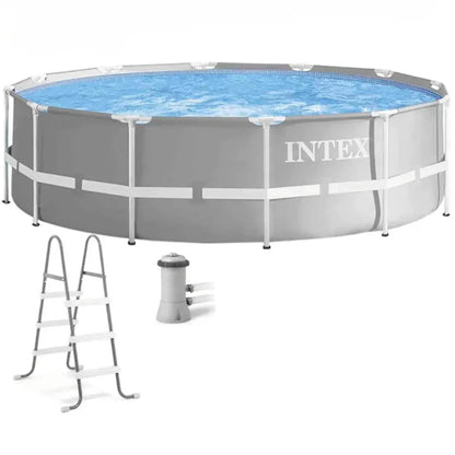 2026 Intex Prism Frame – Piscine Hors-sol 12 pieds x 39 pouces, Structure Acier, Filtre et Échelle Inclus, Édition Limitée