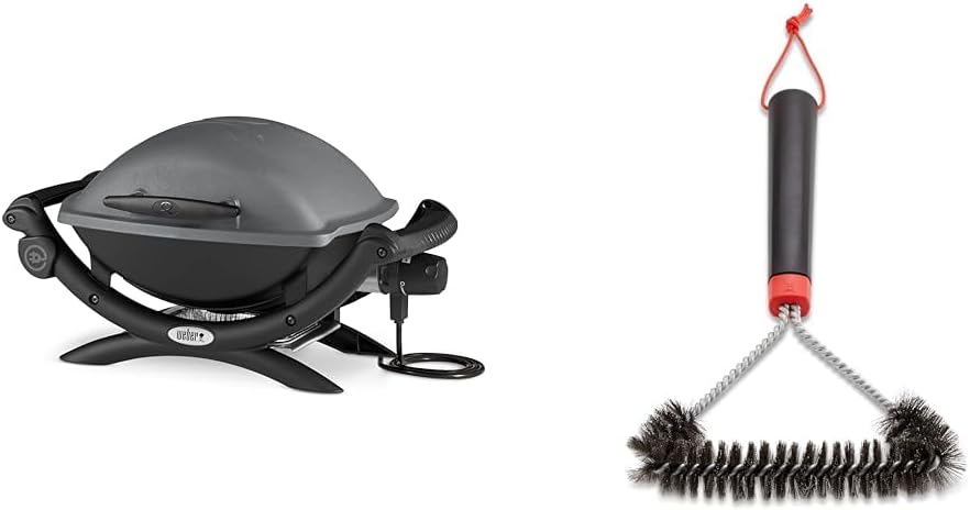 2026 Weber Q1400 – Barbecue Électrique Portable, Surface 43x32 cm, Grille Fonte Émaillée, Édition Limitée