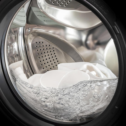 Cecotec Lave-linge 10Kg Bolero DressCode 10610 Inverter Steel A. Chargement Frontale, 1400 RPM, Steam Max, Motor Inverter Plus, 15 Programmes, OnSmart, Stop&Go, Caoutchouc Antibactérien, Drum Clean