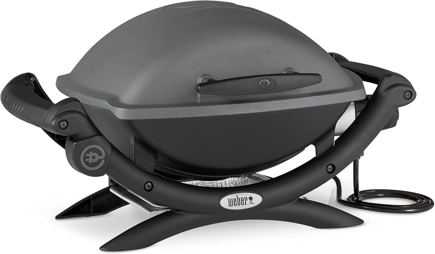 2026 Weber Q1400 – Barbecue Électrique Portable, Surface 43x32 cm, Grille Fonte Émaillée, Édition Limitée
