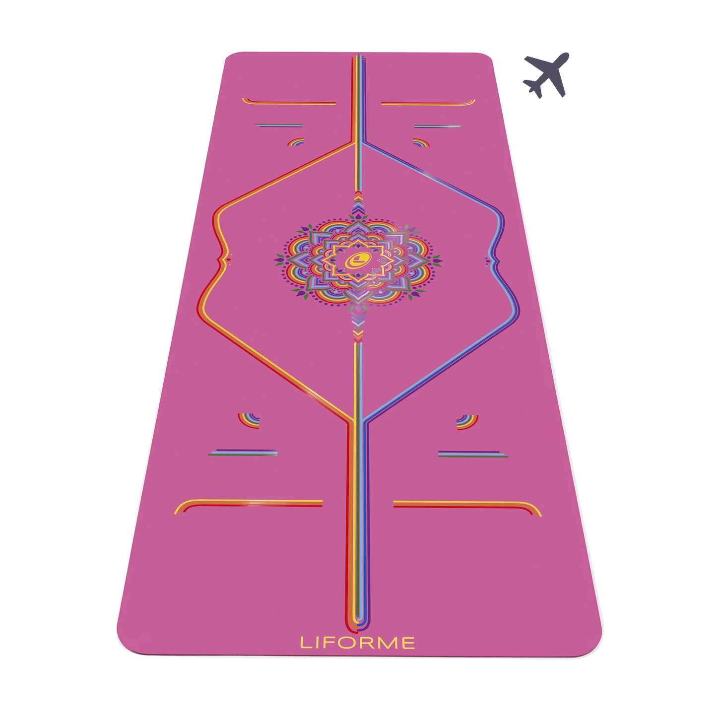 2026 Tapis de Yoga de Voyage Liforme Rainbow – Alignement Coloré et Éco-Responsable
