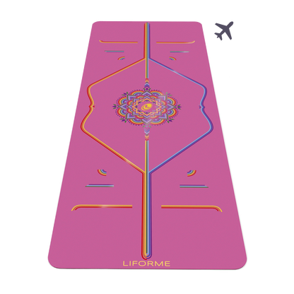 2026 Tapis de Yoga de Voyage Liforme Rainbow – Alignement Coloré et Éco-Responsable