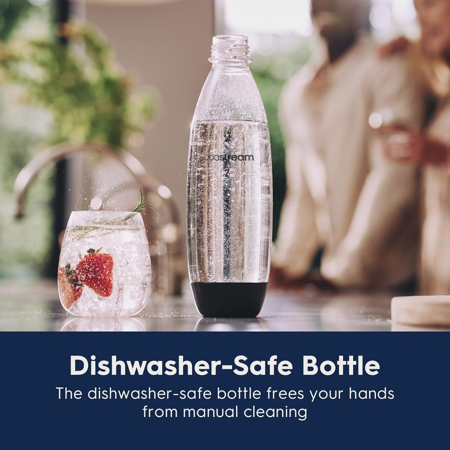 2026 SodaStream Terra Machine à Eau Pétillante Bundle (Noir), avec CO2, Bouteilles Compatibles Lave-Vaisselle et Arômes Bubly Drops