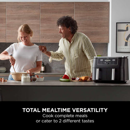 2026 Friteuse à air double zone 9,5 L Ninja Foodi Max grande capacité avec deux tiroirs indépendants