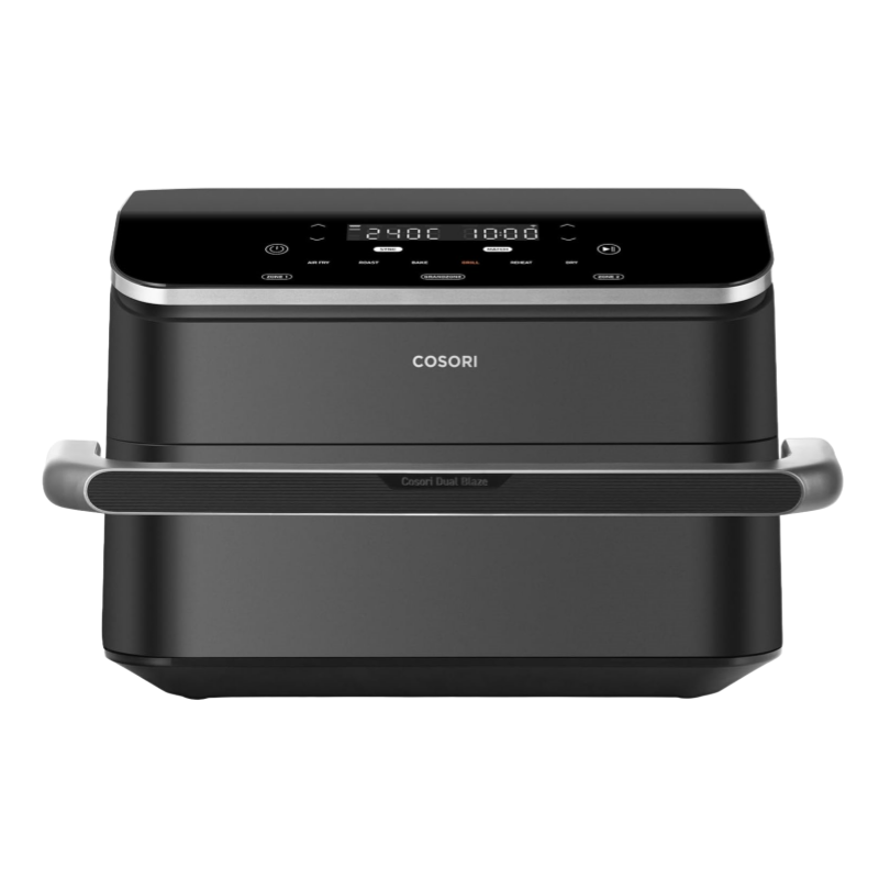 COSORI Air Fryer 10L Twinfry,Dual Zone Avec S&eacute;parateur Amovible,Capacit&eacute; Flexible de 10L,Friteuse sans Huile 6-en-1,35℃-240℃,66% d'&Eacute;nergie en Moins,Livre de Recettes et Application