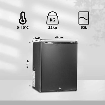 SMETA Frigo 12V, Réfrigérateur Camping 12V 220V 40L, Frigo Caravane, Mini Frigo de Chambre, Frigo 12V Camping Car, Réfrigérateur pour Voiture, Van, Fourgon, Bureau, Gîte - Noir