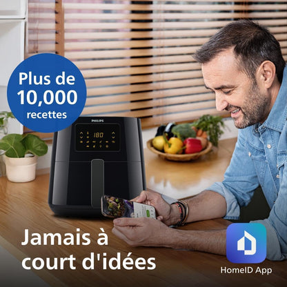 2026 Friteuse à air Philips série 3000 7,2 L, fenêtre de cuisson, friteuse 16 en 1