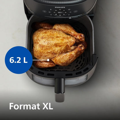 2026 Friteuse à air Philips série 3000 7,2 L, fenêtre de cuisson, friteuse 16 en 1