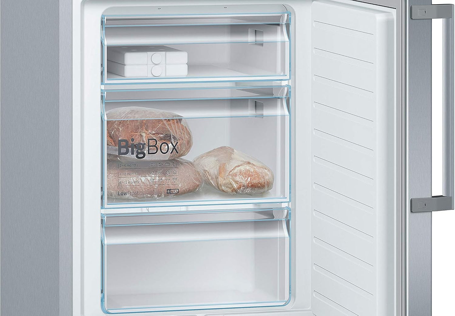 KGE398IBP - Série 6, Réfrigérateur combiné pose-libre, 201 x 60 cm, Inox anti trace de doigts