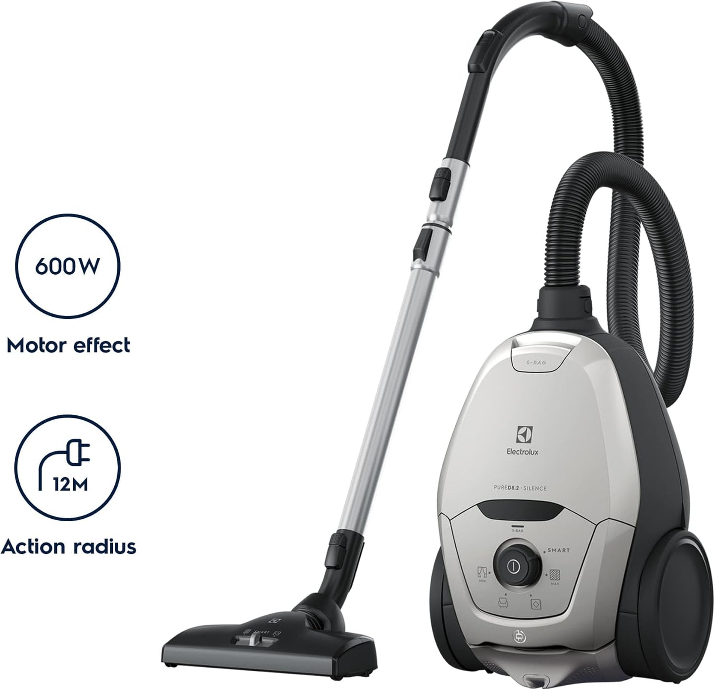 2026 Electrolux PURE D8 PD82-4MG – Aspirateur Traîneau avec Sac, Silencieux 57 dB & Filtre Hygiène 12 Lavable – Édition Limitée Haute Performance
