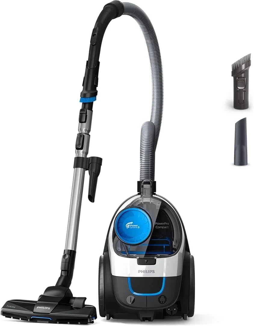 2026 Aspirateur Sans Sac Philips PowerPro Compact FC9332/09 – Idéal pour les Allergiques