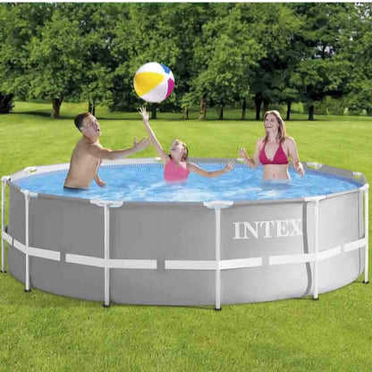 2026 Intex Prism Frame – Piscine Hors-sol 12 pieds x 39 pouces, Structure Acier, Filtre et Échelle Inclus, Édition Limitée