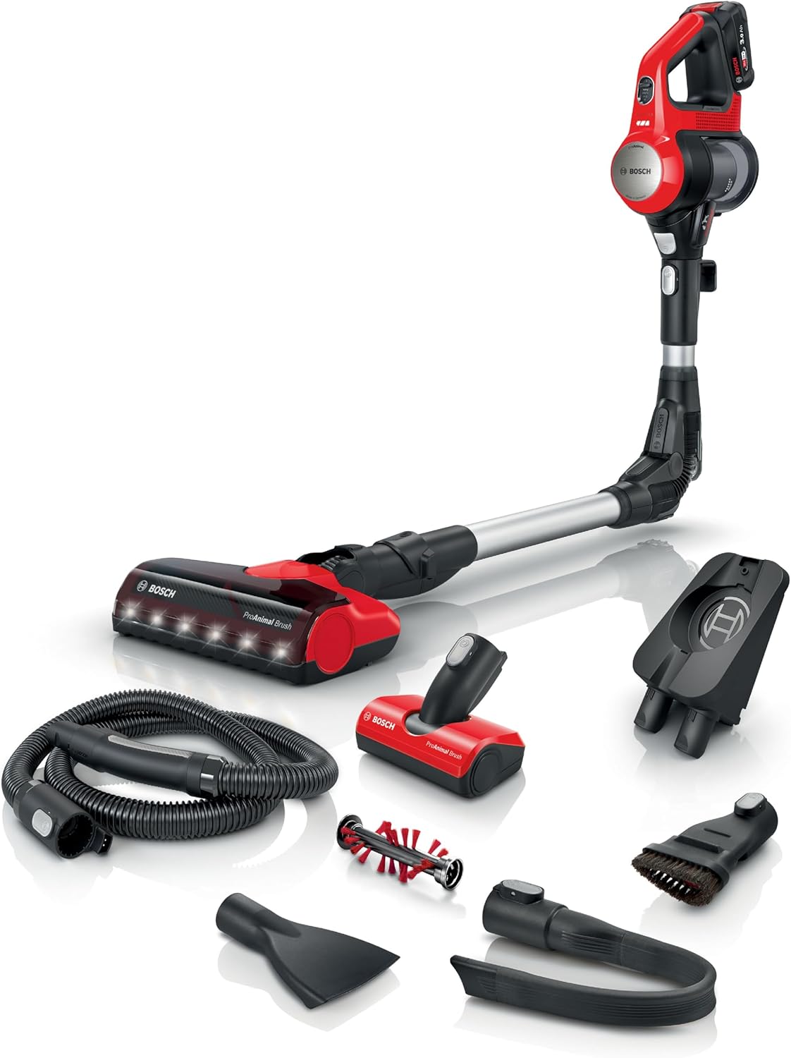 2026 Bosch BCS711PET Scopa elettrica ricaricabile Unlimited 7 ProAnimal Rosso (Bosch Unlimited 7 BCS711PET ProAnimal)