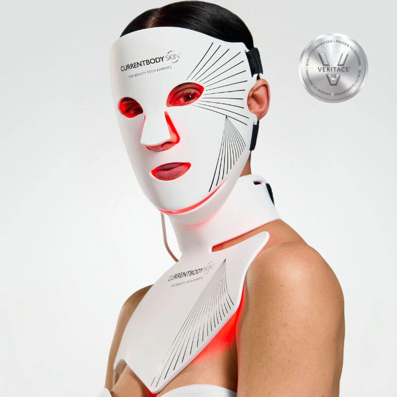 2026 CurrentBody Skin LED Red – Masque Visage Anti-Âge Rouge & Infrarouge 2 Longueurs d’Onde – Édition Limitée