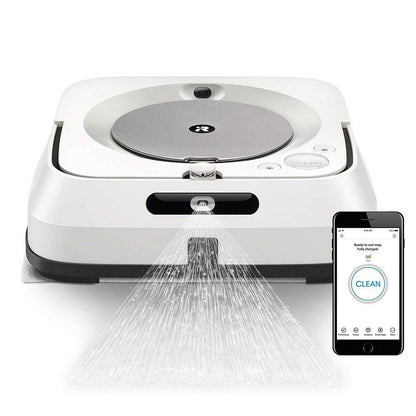 2026 iRobot Braava jet M6 – Robot laveur de sol connecté Wi-Fi avec navigation intelligente, contrôle vocal et application mobile
