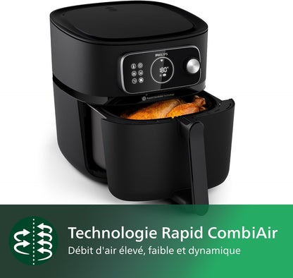2026 Friteuse à air Philips série 3000 7,2 L, fenêtre de cuisson, friteuse 16 en 1