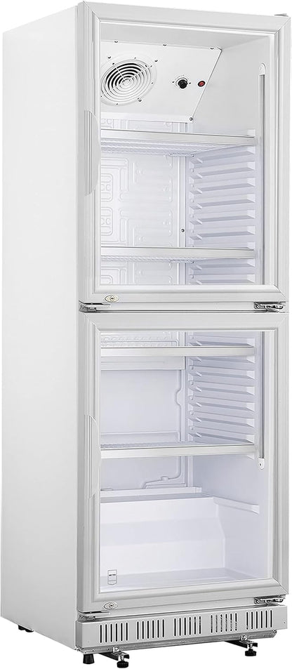 METRO Professional Réfrigérateur à Boissons GSC2360B, Acier/Verre, 62 x 63.6 x 175.3 cm, 347 L, avec Serrure, Noir