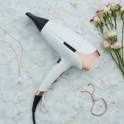 2026 Sèche-Cheveux ghd Helios Blanc – Haute Performance, Brillance 30% en Plus et Coiffage Rapide
