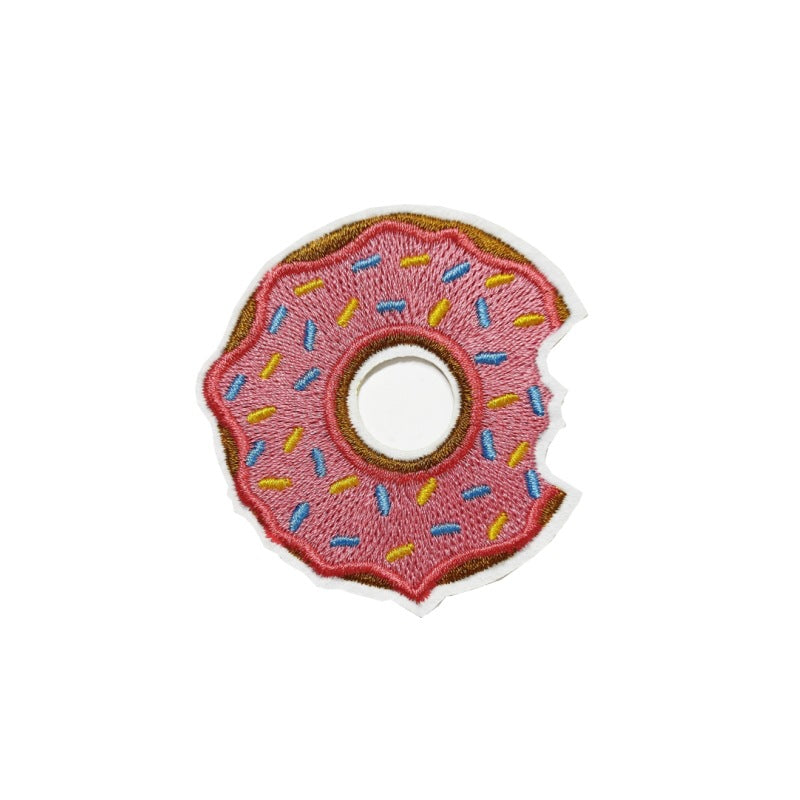 donut embroidered patches sweet food design iron on