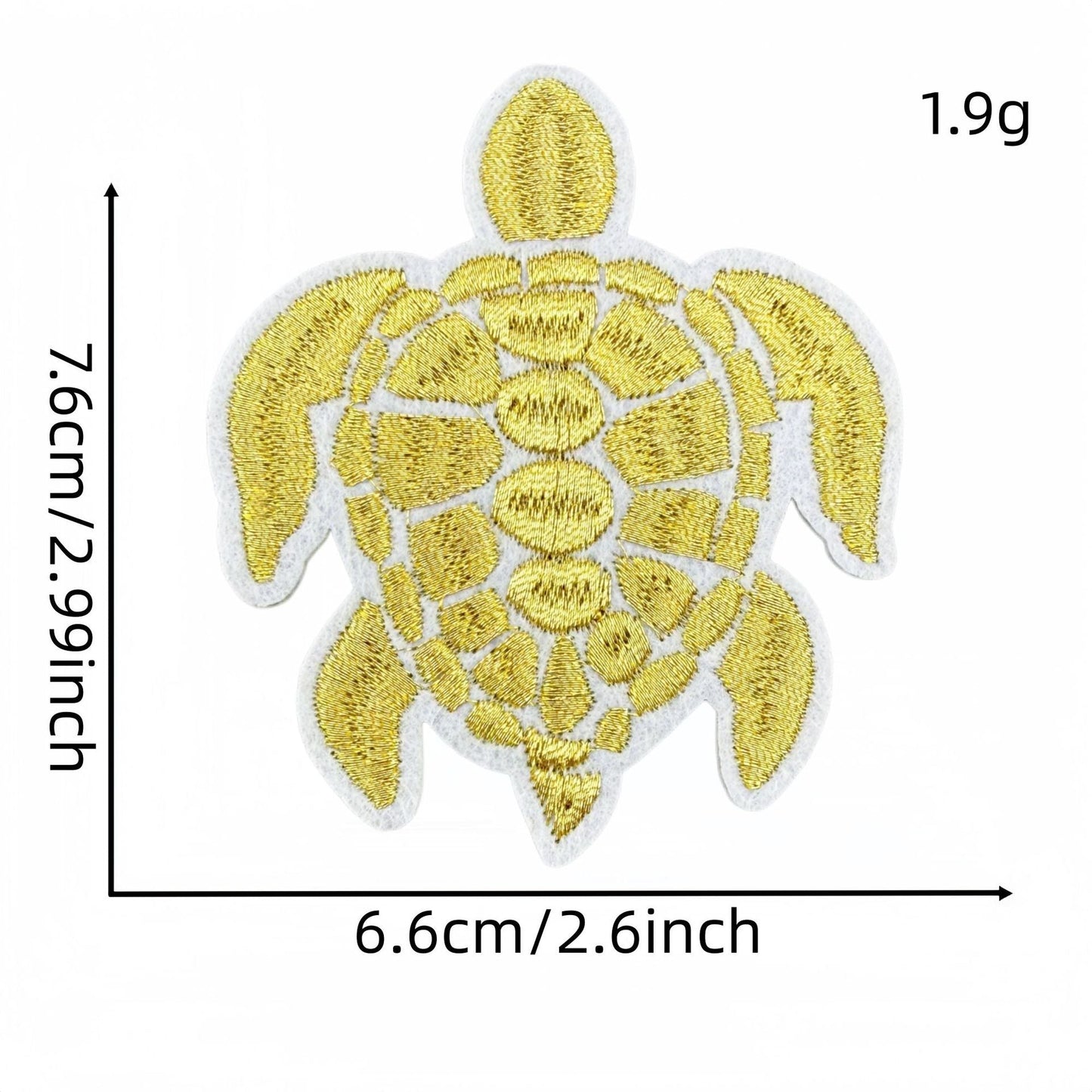 colorful sea turtle embroidered patches animal design iron on