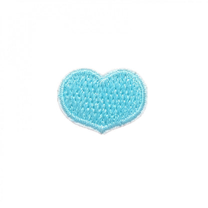 colorful spring heart embroidered patches iron on