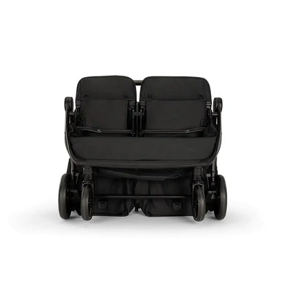 Poussette double Nuna TRVL dubl 2026 – Caviar | Poussette double légère dès la naissance, compatible avec les sièges auto pour bébé PIPA™