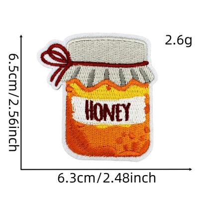 autumn harvest embroidered patches fall seasonal design iron on