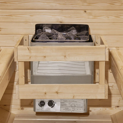 Sauna tonneau 2026 au Spitzberg avec four à sauna