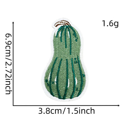 autumn harvest embroidered patches fall seasonal design iron on
