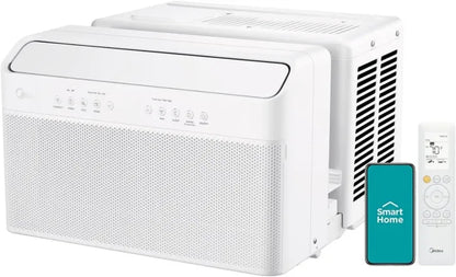 Climatiseur de fenêtre intelligent Midea 12 000 BTU à technologie Inverter et conception en forme de U (modèle 2026 ) ; refroidit des pièces allant jusqu'à 550 pieds carrés.