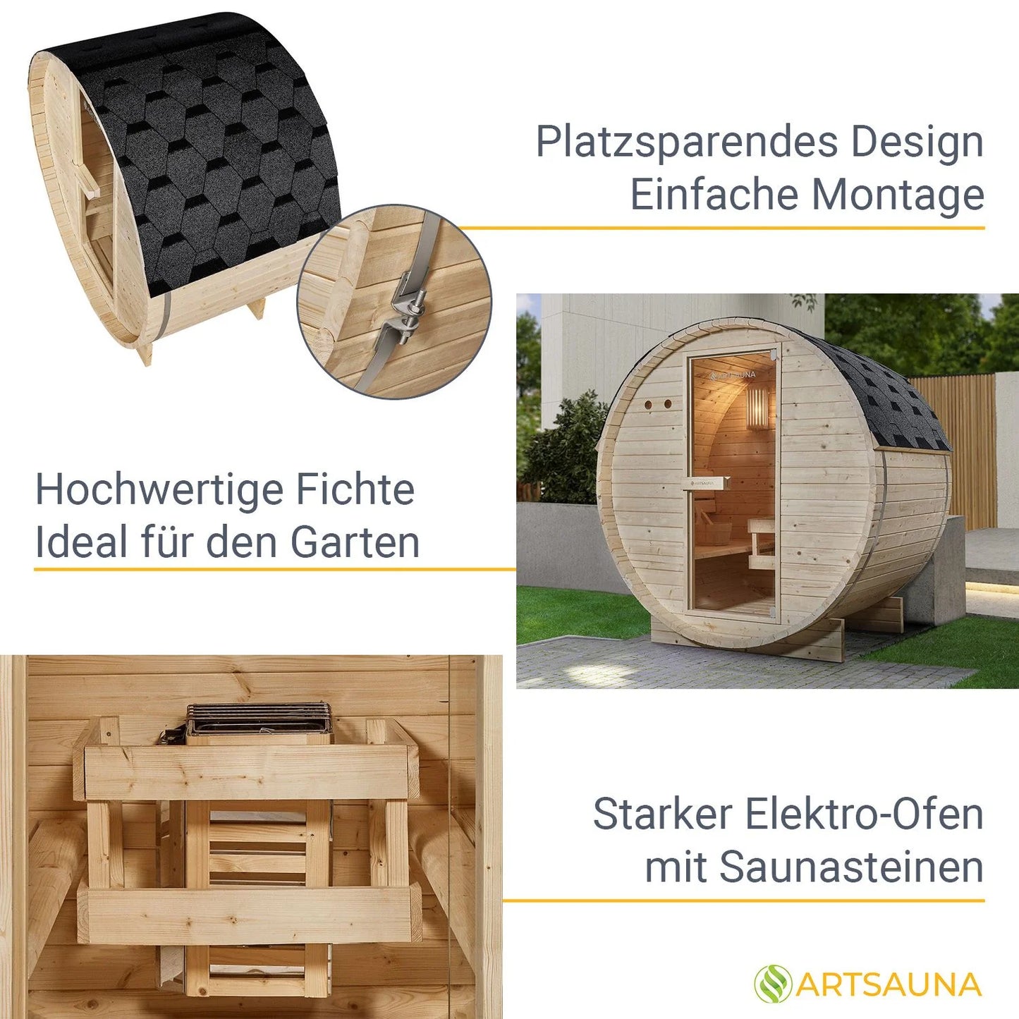 Sauna tonneau 2026 au Spitzberg avec four à sauna