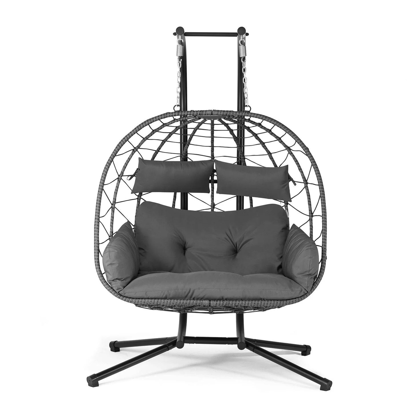Fauteuil suspendu double en polyrotin Aria 2026