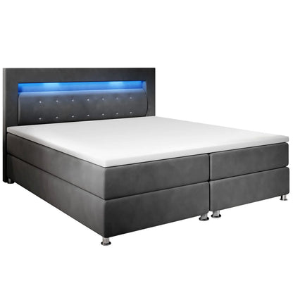 Lit à sommier Boxspring Vancouver 2026 - tissu