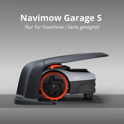 Garage Navimow S 2026, pliable, sans obstruction du signal, protection contre le soleil et la pluie, accessoire pour tondeuses robotisées Navimow i105E et i108E.