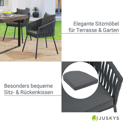 Ensemble de 2 chaises en corde 2026