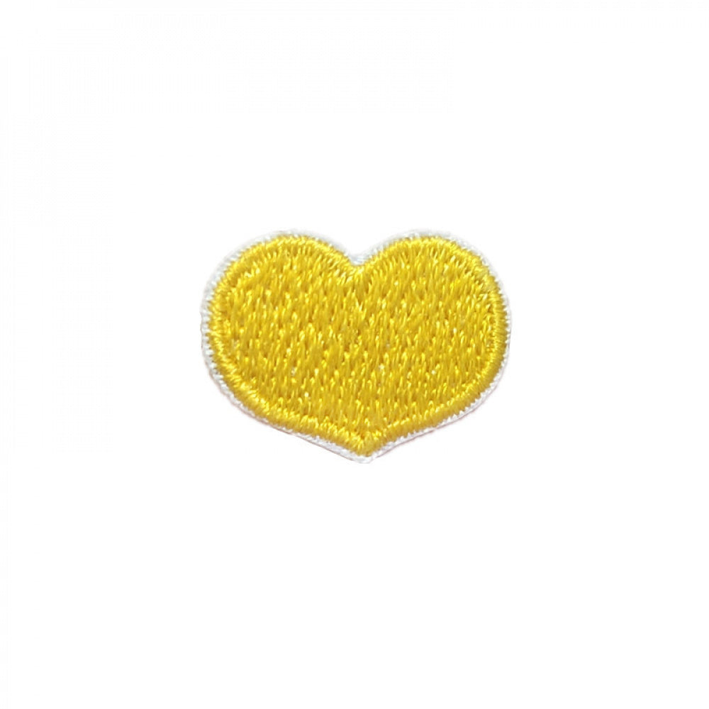 colorful spring heart embroidered patches iron on