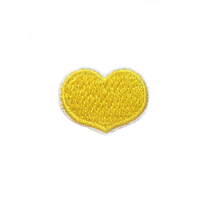 colorful spring heart embroidered patches iron on