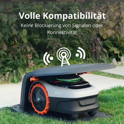 Garage Navimow S 2026, pliable, sans obstruction du signal, protection contre le soleil et la pluie, accessoire pour tondeuses robotisées Navimow i105E et i108E.