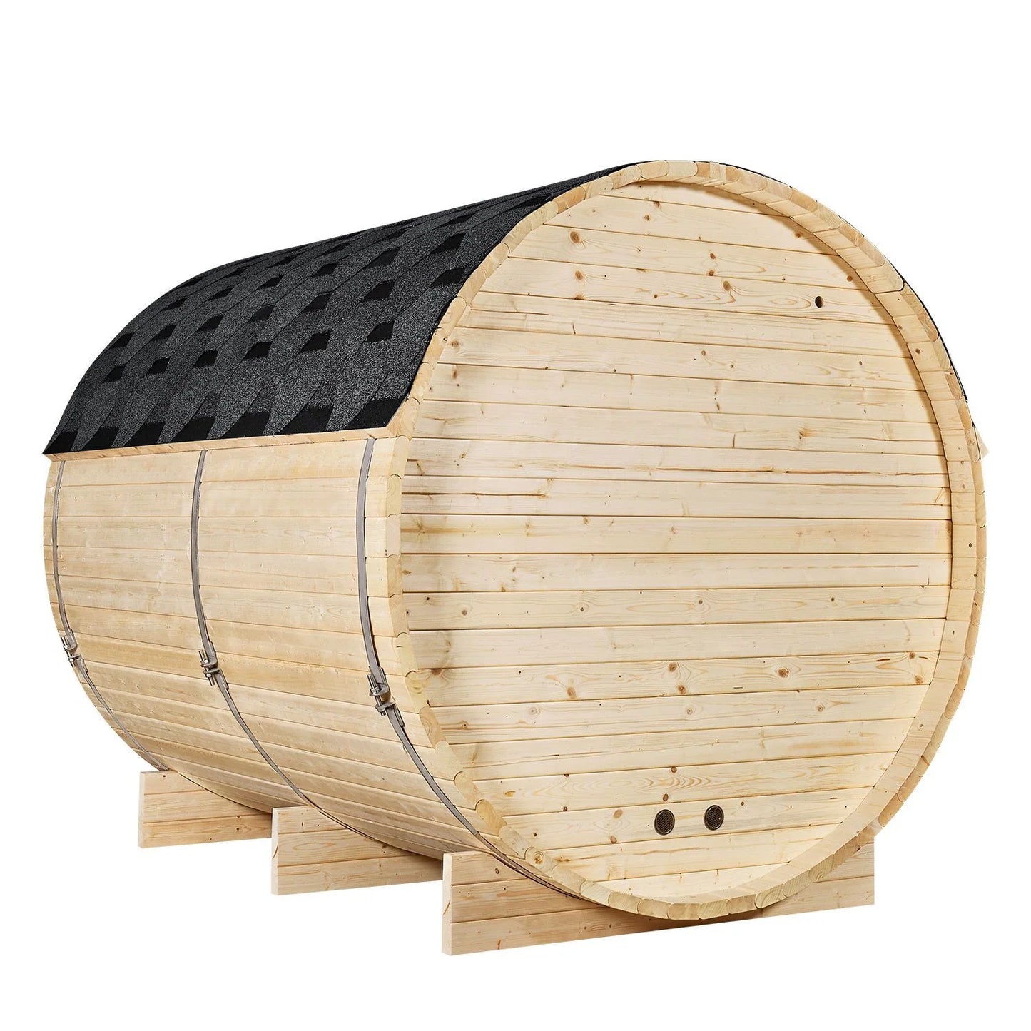 Sauna tonneau 2026 au Spitzberg avec four à sauna